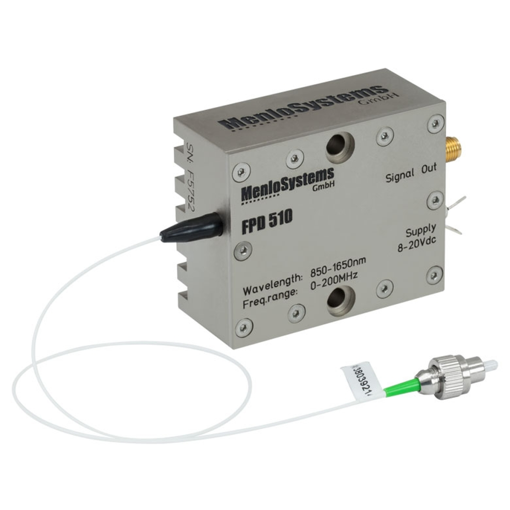 Thorlabs FPD510 硅高灵敏度放大光电探测器 400-1000nm DC-250MHz 固定增益 低噪声 0.13mm²