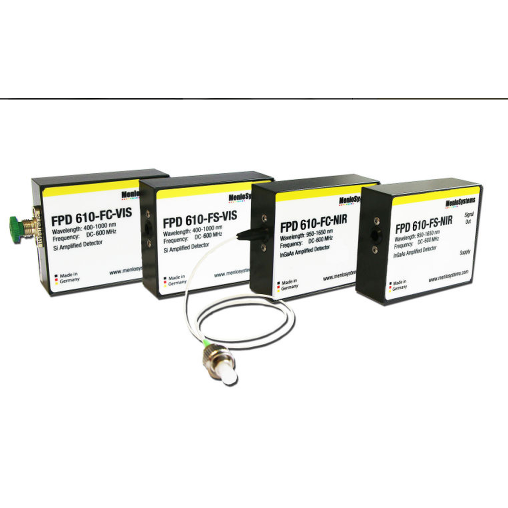 Thorlabs FPD610 硅高速放大光电探测器 400-1000nm DC-600MHz 固定增益 1ns 0.13mm²