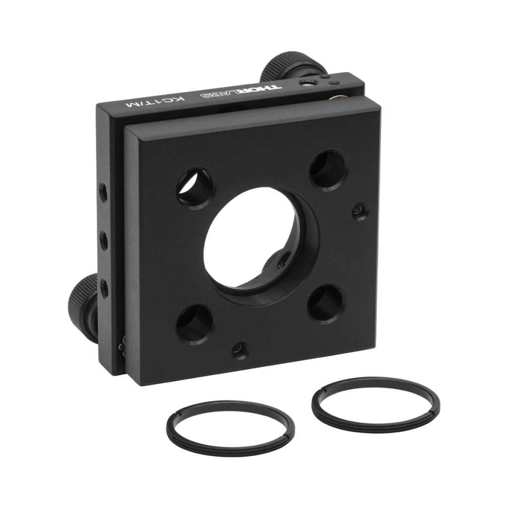 Thorlabs KC1T/M 光学调整架,SM1螺纹,兼容30 mm笼式系统,用于Ø1英寸光学元件,公制