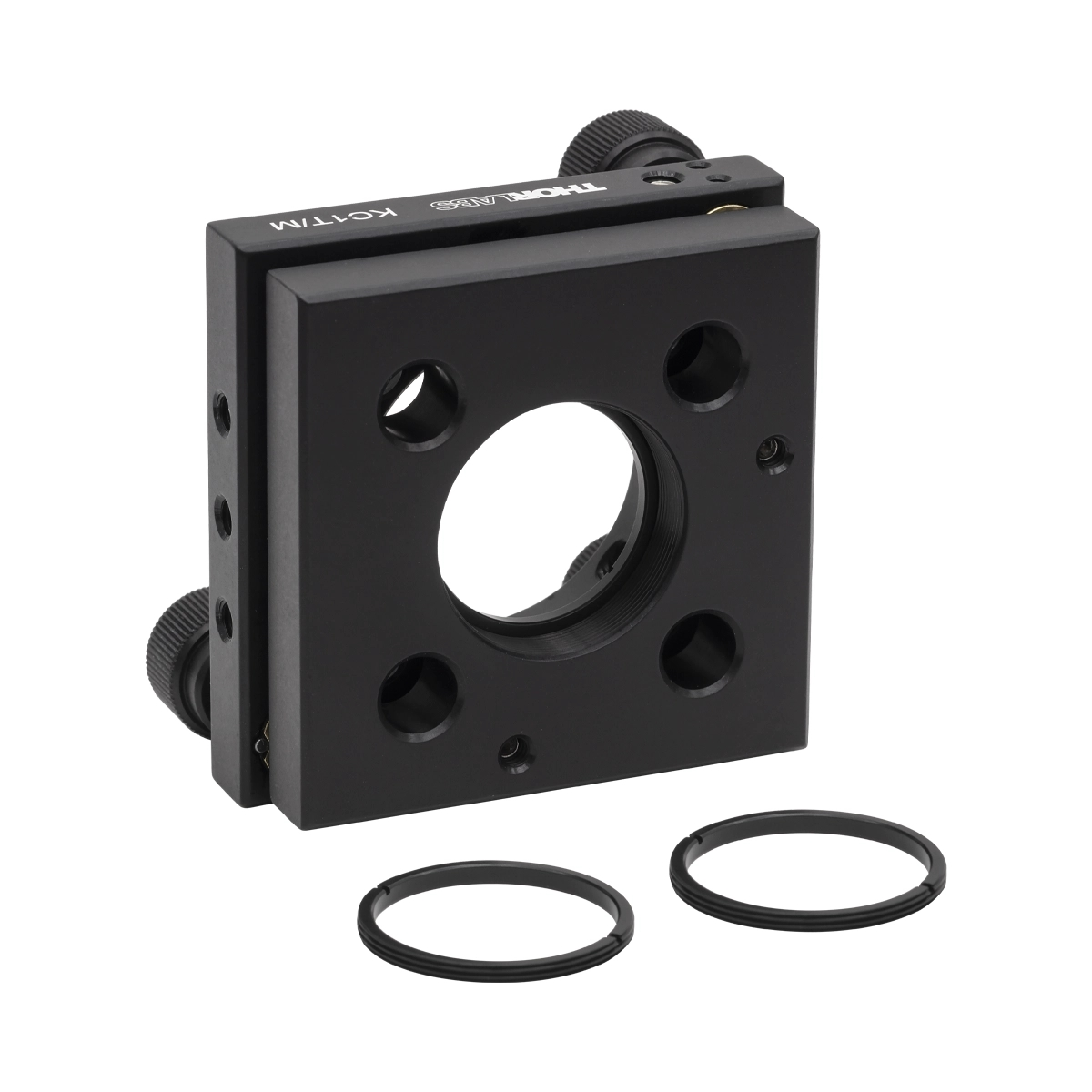 Thorlabs KC1T/M 光学调整架,SM1螺纹,兼容30 mm笼式系统,用于Ø1英寸光学元件,公制