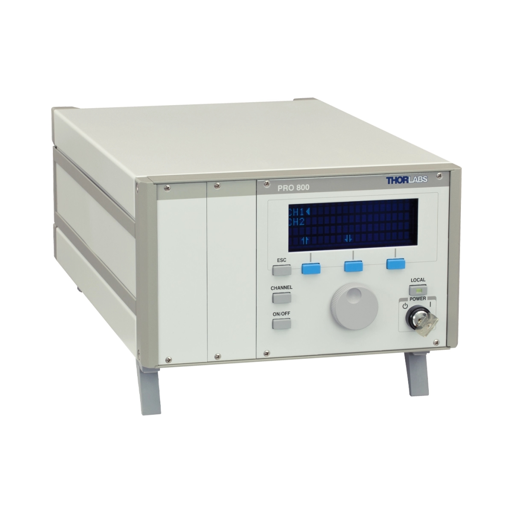 Thorlabs PRO800 PRO8模块化控制机箱 2槽台式 激光二极管/温度控制模块平台