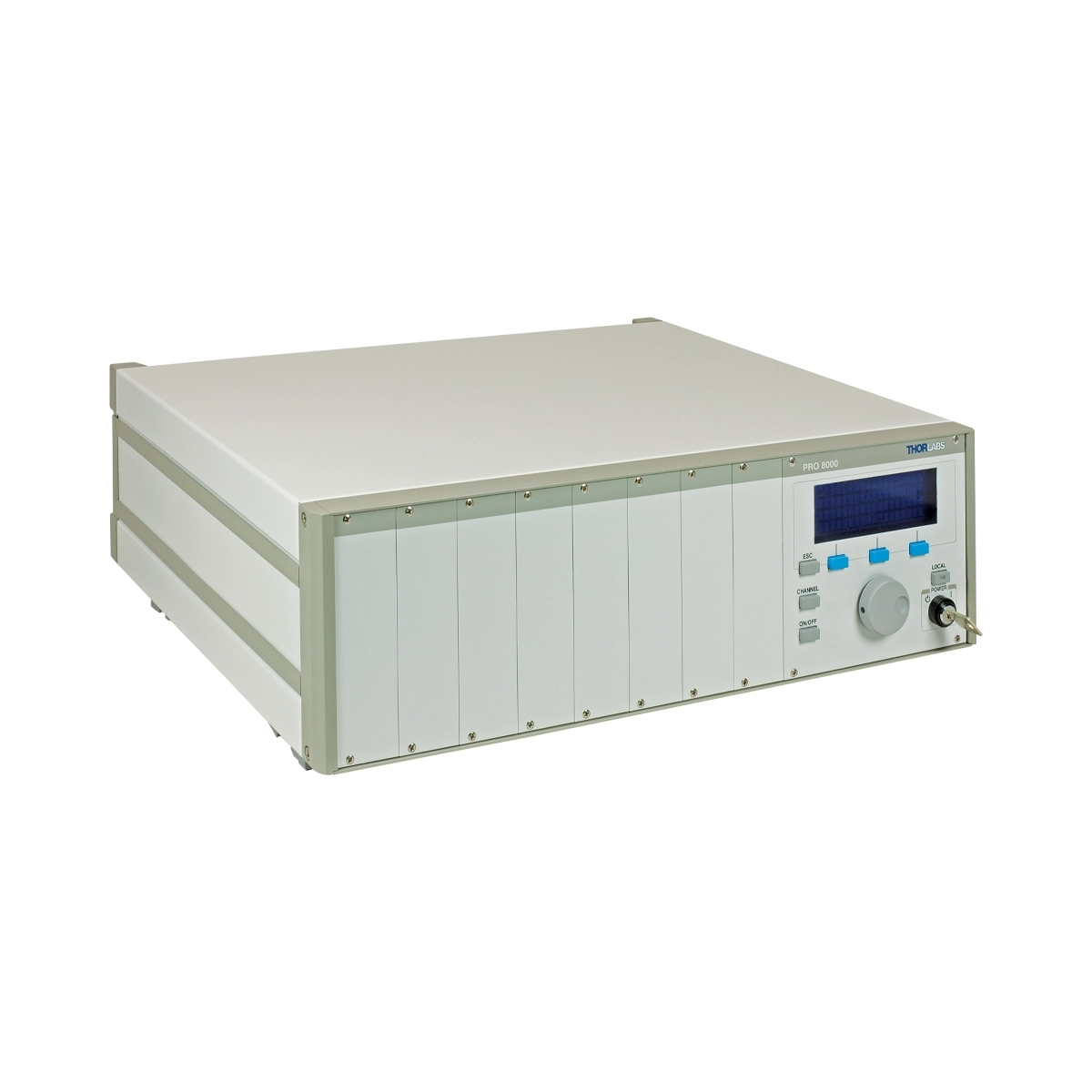 Thorlabs PRO8000 PRO8模块化控制机箱 8槽机架式 激光二极管/温度控制模块平台