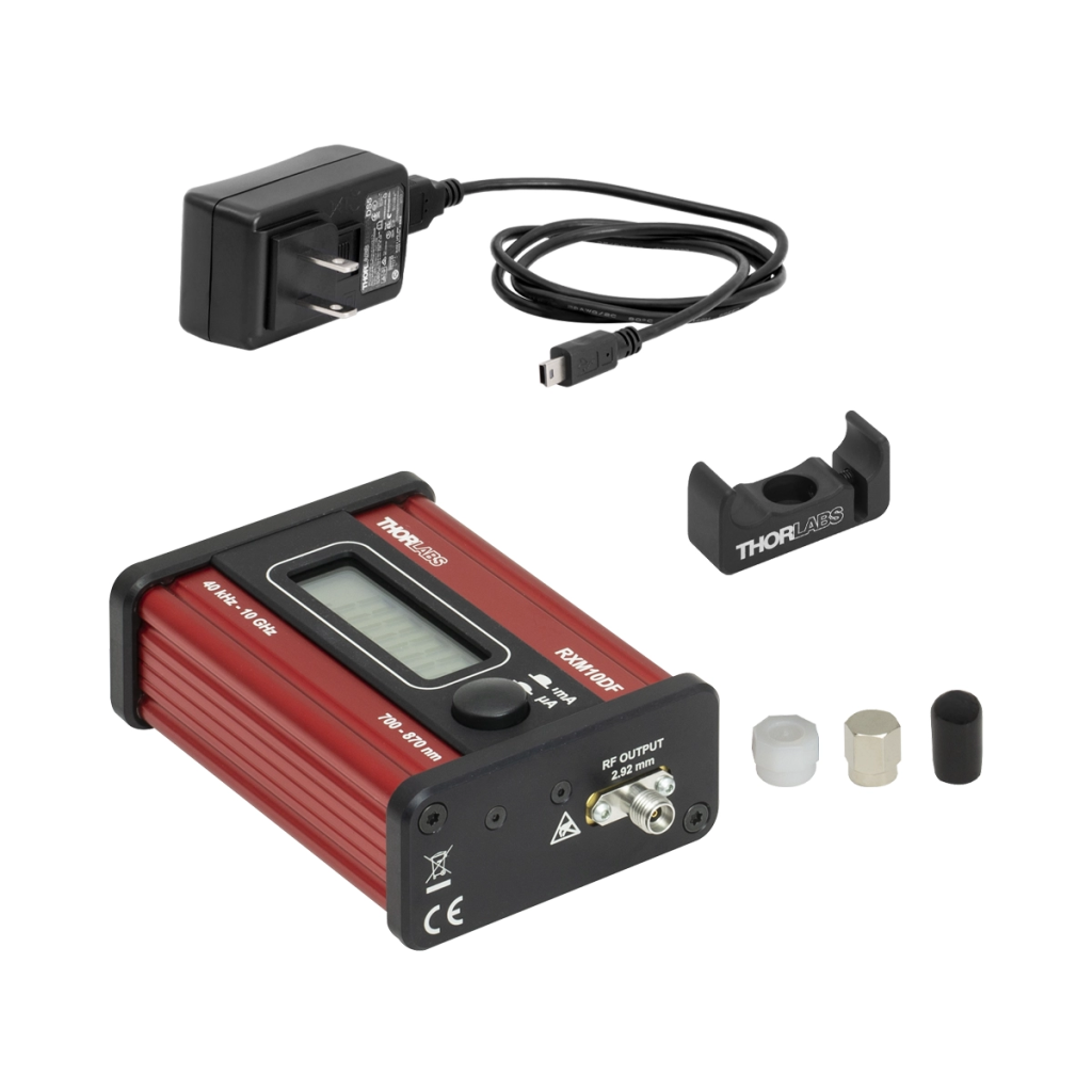 Thorlabs RXM10DF 超快光纤光接收器 10 GHz 700-870nm 多模 FC/PC