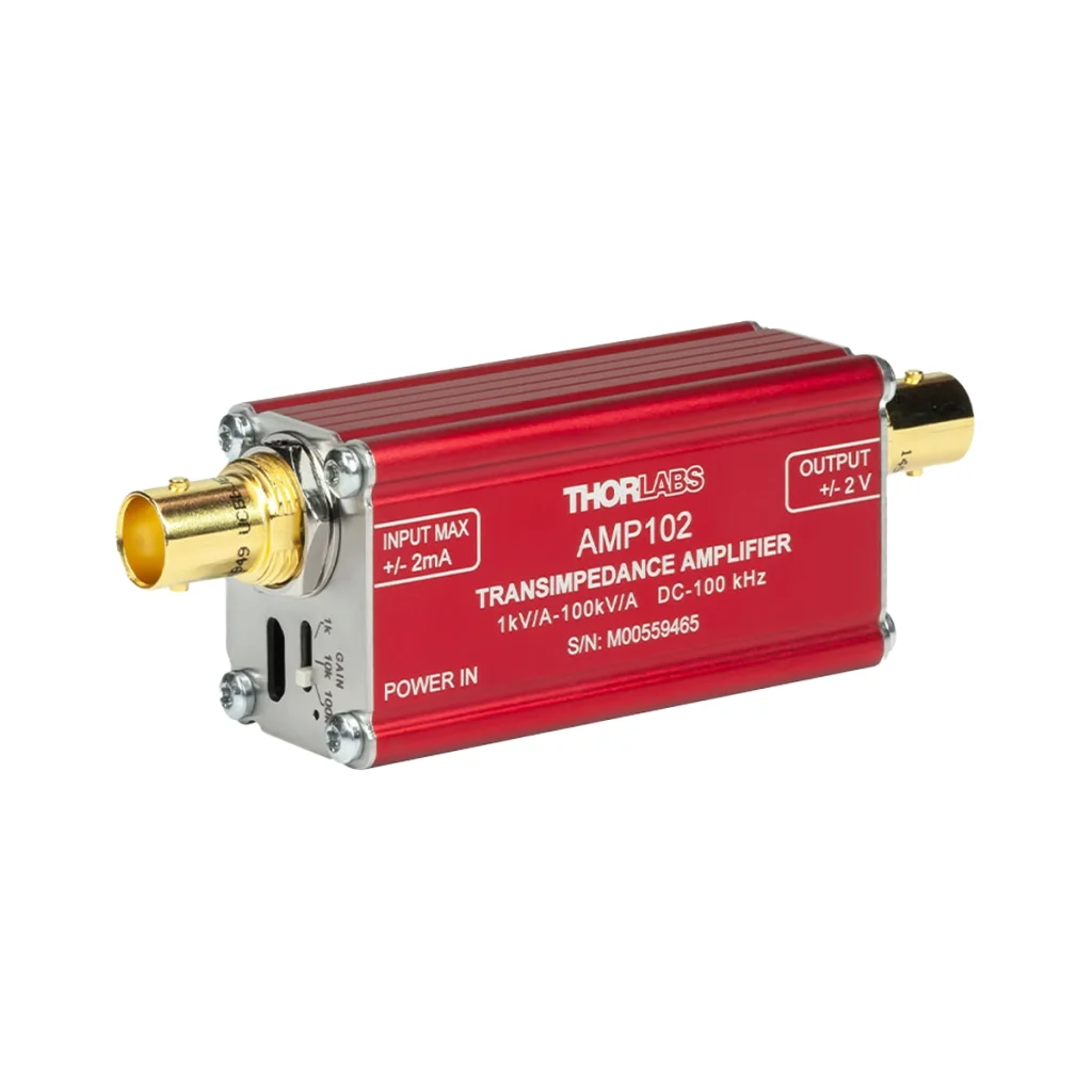 Thorlabs AMP102 跨阻放大器，用于光电二极管