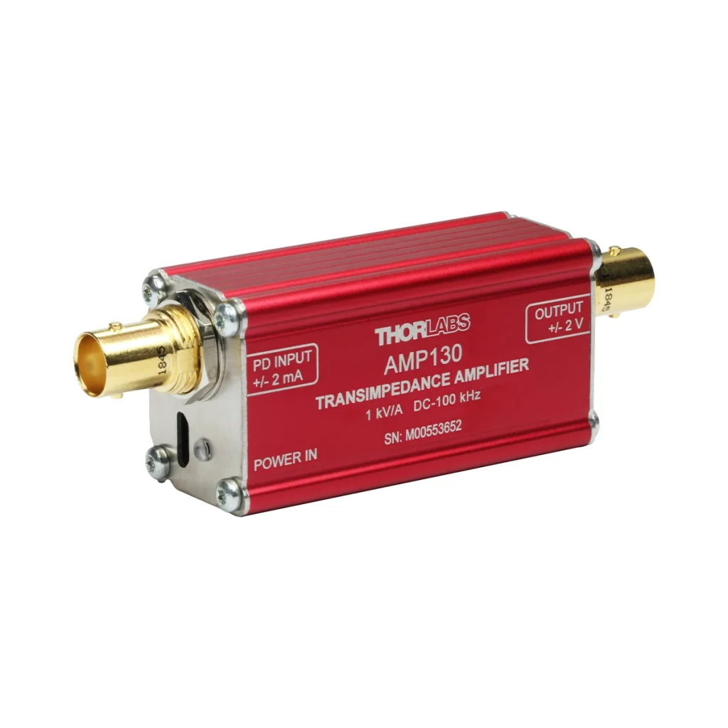 Thorlabs AMP130 跨阻放大器,用于光电二极管
