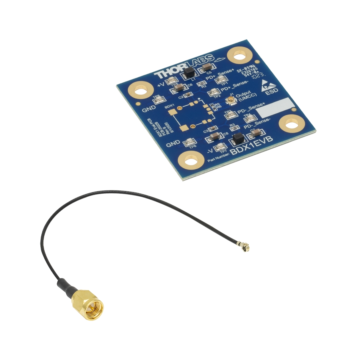 Thorlabs BDX1EVB 平衡探测器 1525-1575nm 3GHz