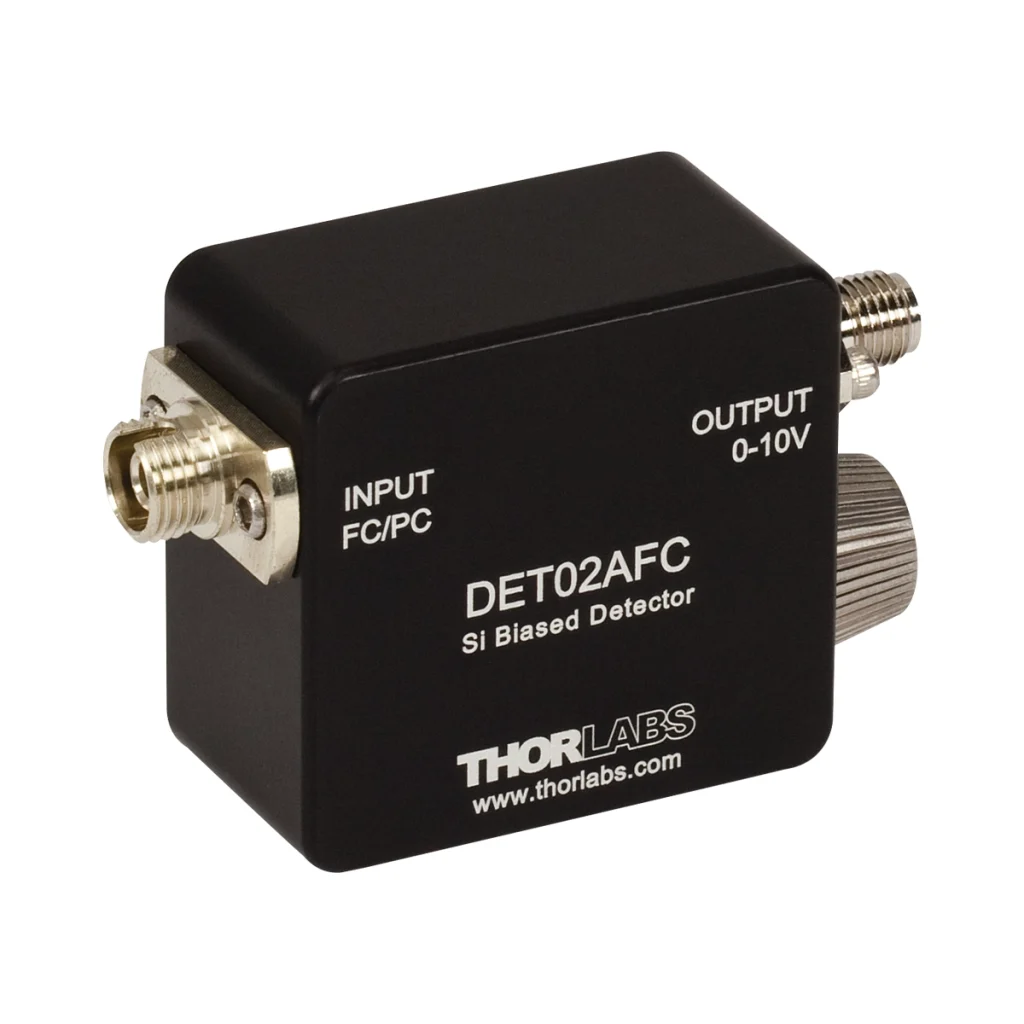 Thorlabs DET02AFC 高速光纤耦合探测器 400-1100nm 1-5GHz