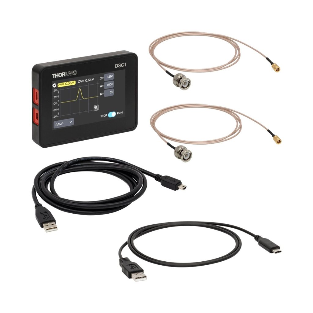 Thorlabs DSC1 紧凑型数字伺服控制器,带宽100 kHz,电源单独
