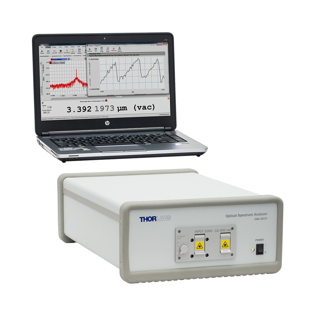 Thorlabs OSA207C,傅里叶变换红外光谱仪,1.0 - 12.0 µm