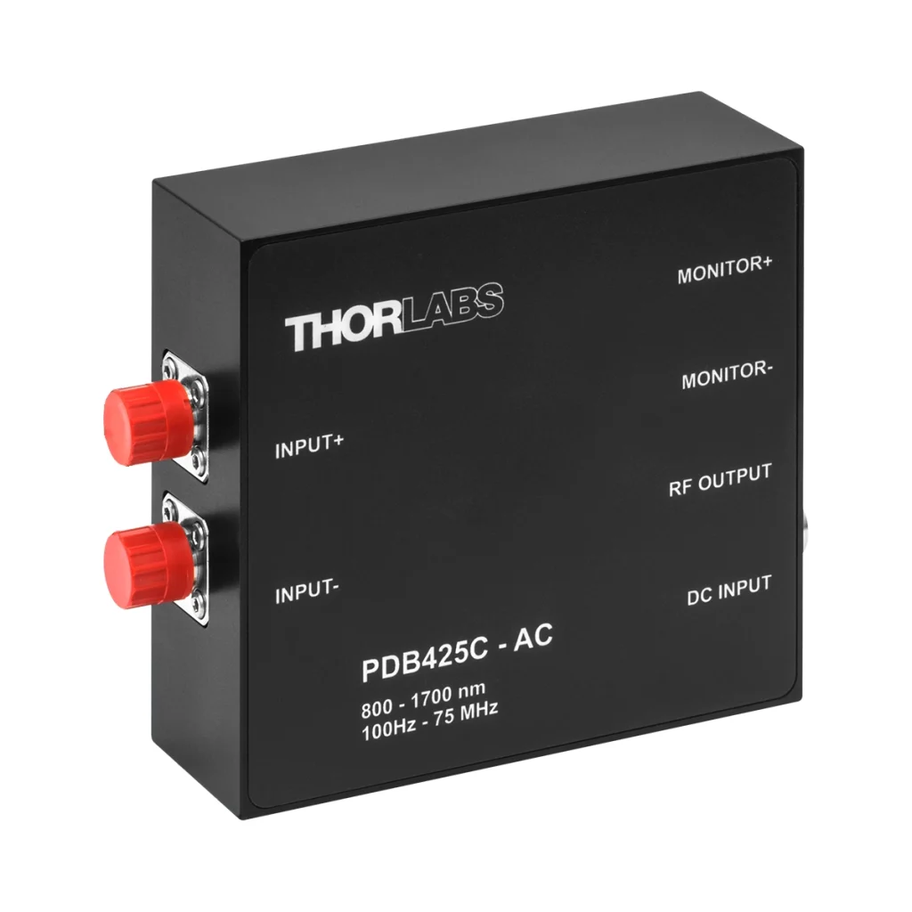 Thorlabs PDB425C-AC 平衡探测器 800-1700nm 75MHz