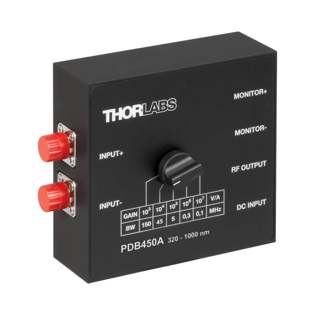 Thorlabs PDB450A 平衡探测器 320-1000nm 150MHz