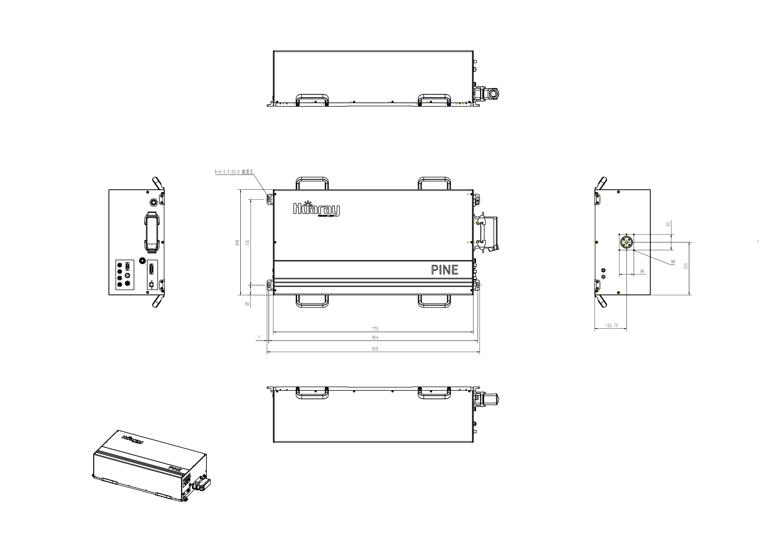 华日激光 PINE3-1064-200 皮秒激光器 - 图片 4