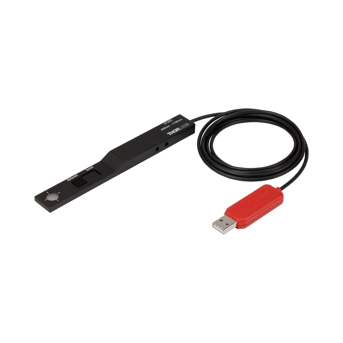 Thorlabs PM16-130 USB功率计(薄型硅光电二极管探头) 400 - 1100 nm 500 mW Max