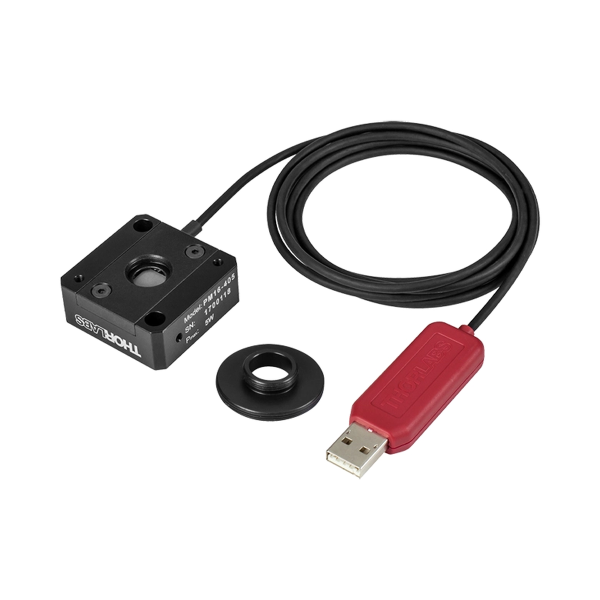Thorlabs PM16-405 USB功率计(热敏探头) 0.19 - 20 µm 最大 5 W