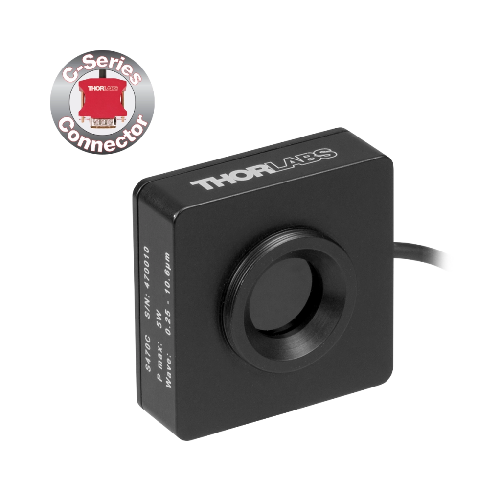 Thorlabs S470C 体吸收型热敏功率探头 0.25 - 10.6 µm 100 µW - 5 W