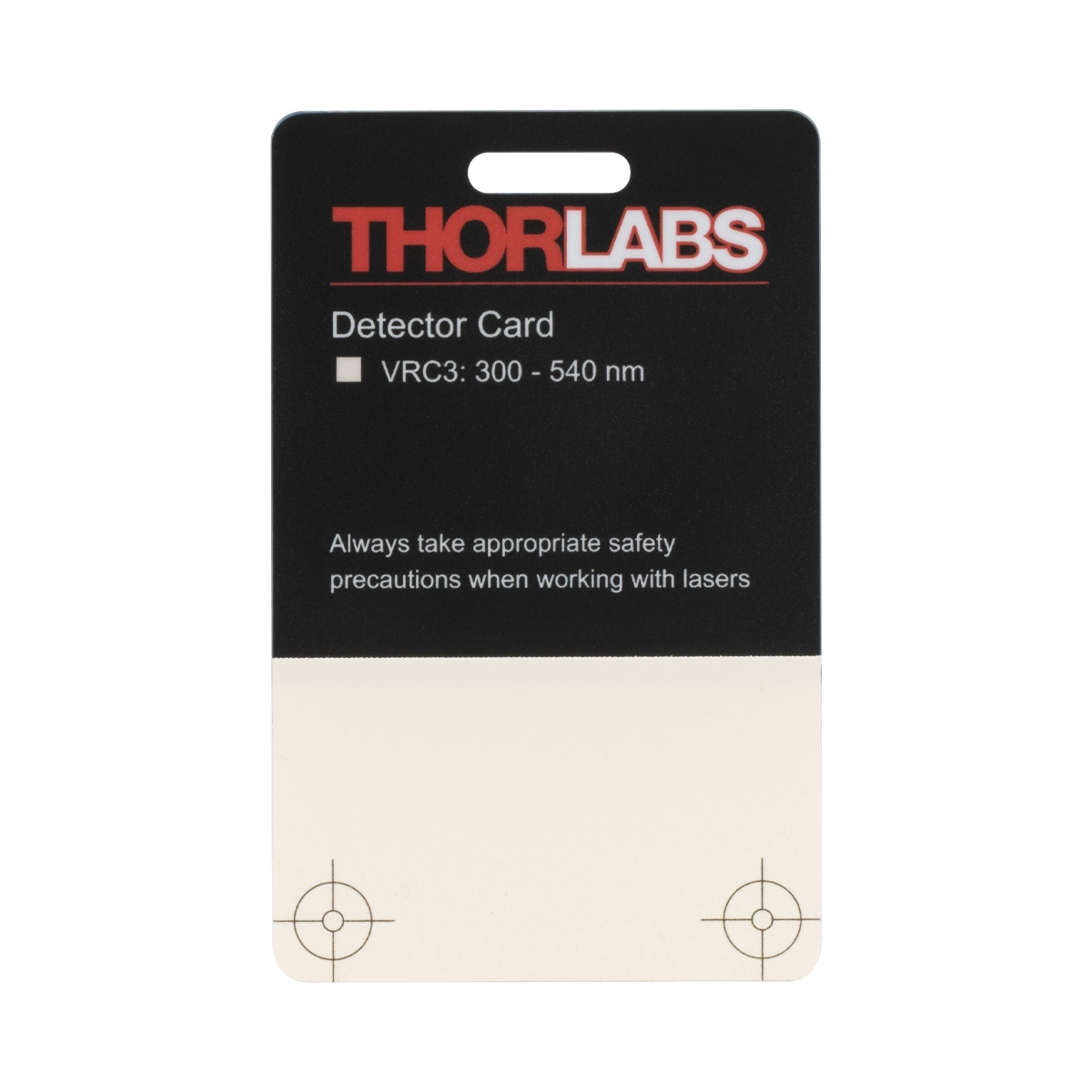 Thorlabs VRC3 紫外/可见光观察卡 300-540 nm