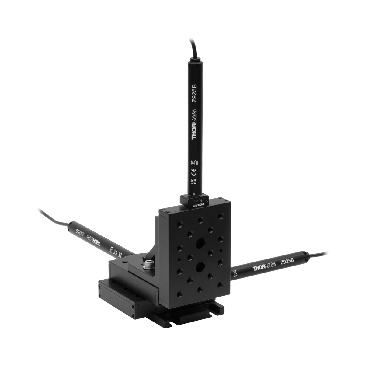 PT3/M-Z9 线性位移台 三轴电动位移台,行程25 mm(0.98英寸),M6螺孔