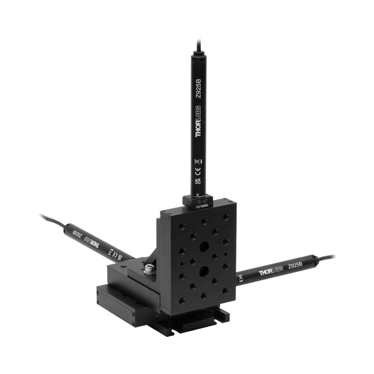 PT3-Z9 线性位移台 三轴电动位移台,行程25 mm(0.98英寸),1/4"-20螺孔