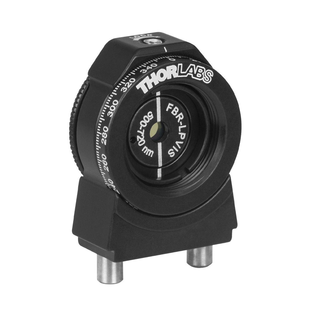 Thorlabs FBR-LPVIS - 旋转线偏振片模块 500-720nm 通光孔径Ø2.5mm | 高飞激光