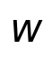 w