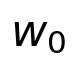 w_0