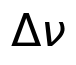 \Delta \nu