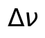 \Delta \nu