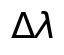 \Delta \lambda