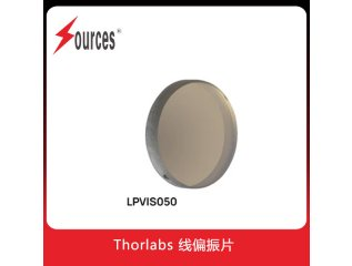 线偏振片产品实物(Thorlabs薄膜偏振片系列)