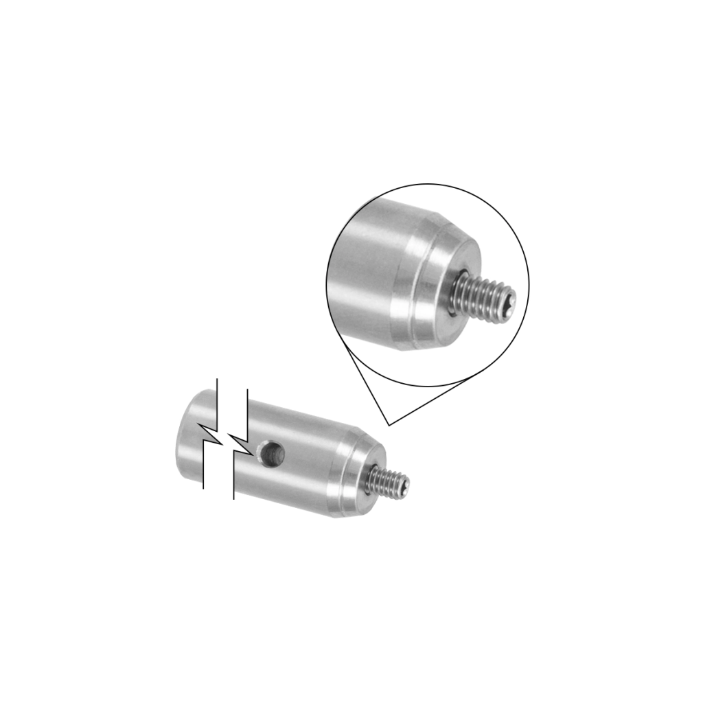 Thorlabs TR30/M - Ø12.7mm不锈钢接杆 M4螺柱 M6螺纹孔 L=30mm | 高飞激光